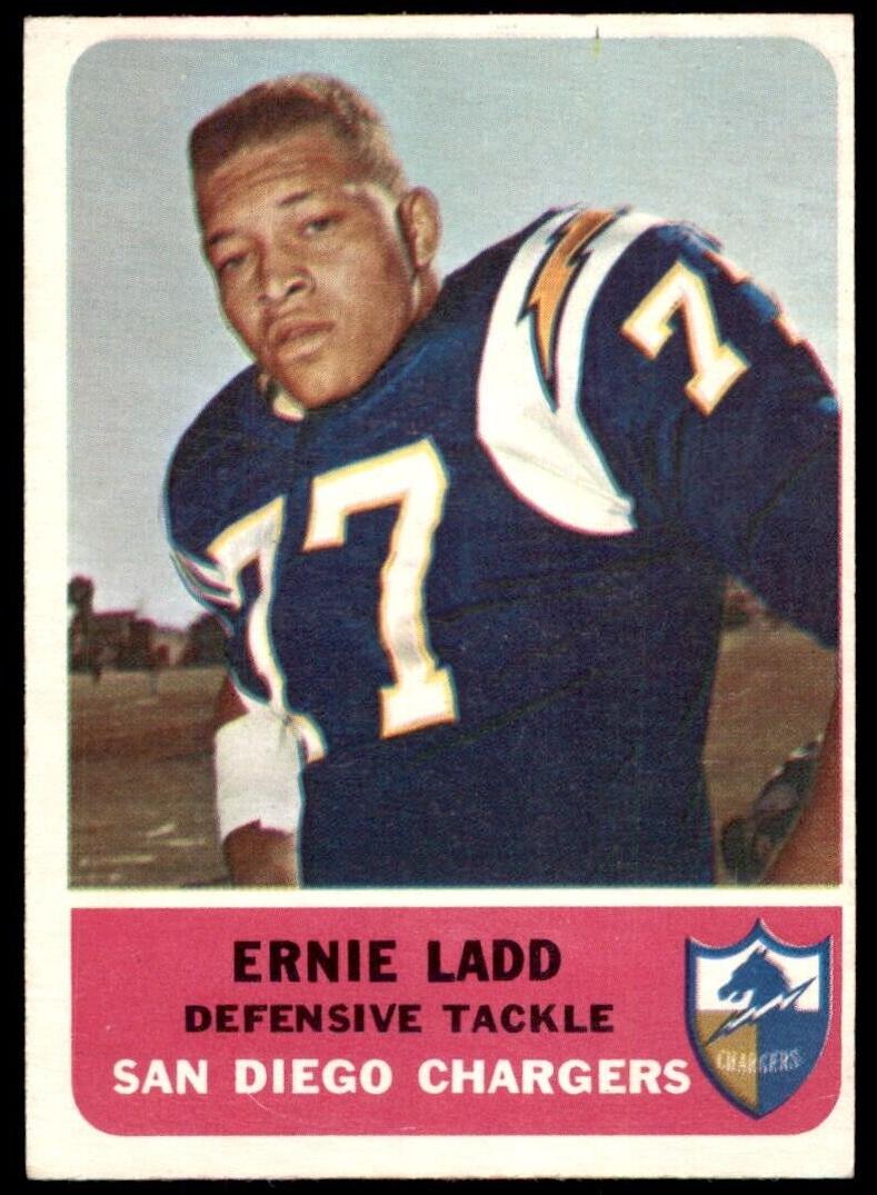 1962 Fleer Ernie Ladd #86 card