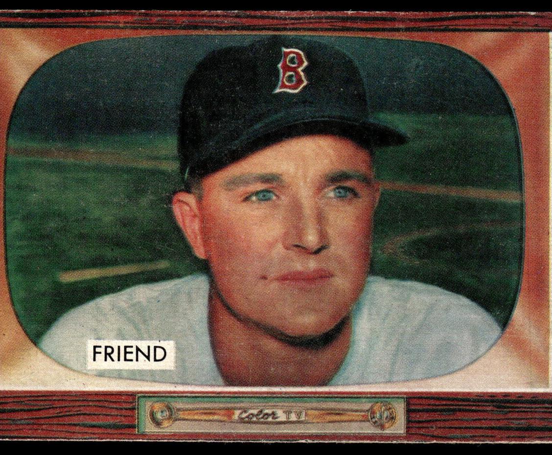 1955 Bowman Owen Friend #256 card