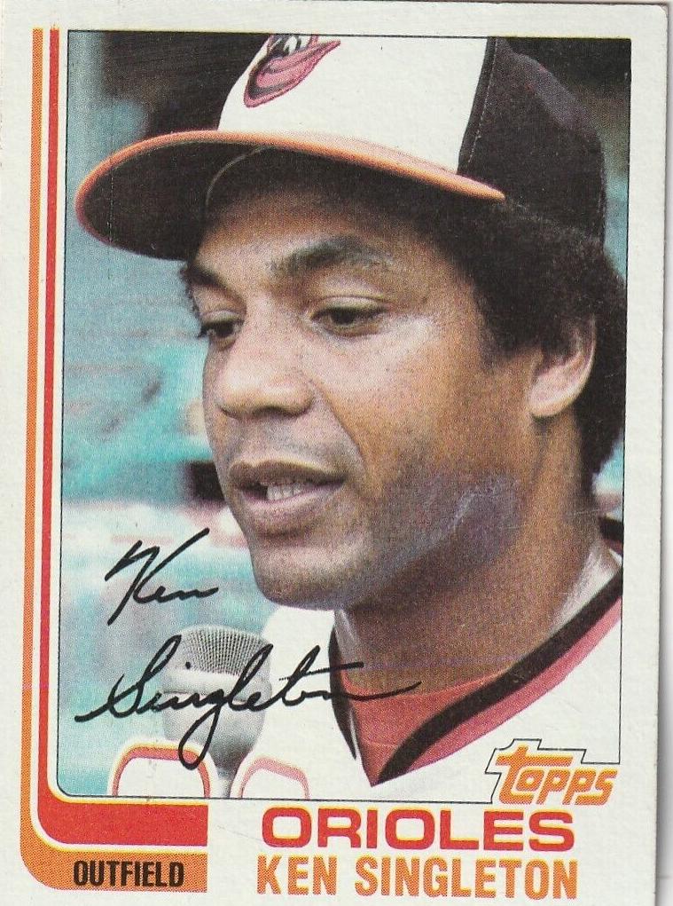 1982 Topps Ken Singleton #290 card