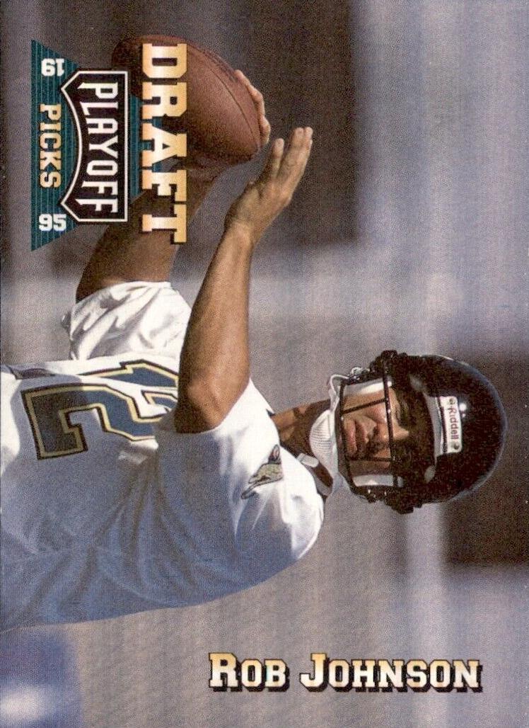 1995 Playoff Prime Rob Johnson #180 card