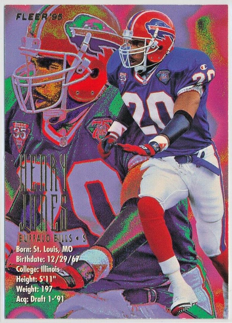 1995 Fleer Henry Jones #34 card