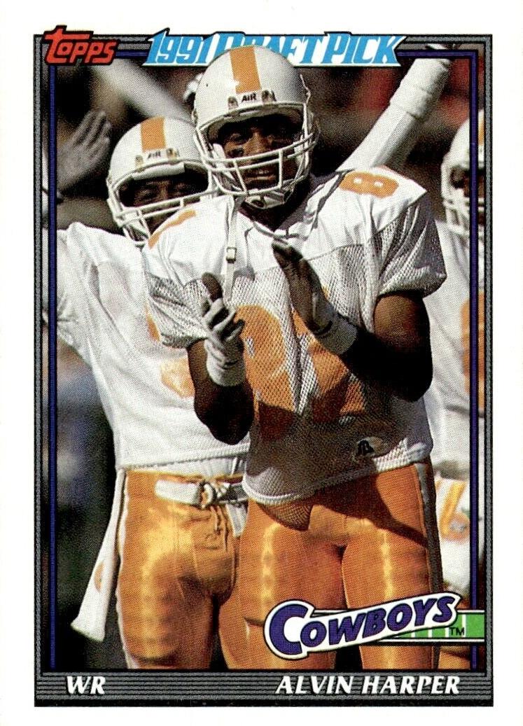 1991 Topps Alvin Harper #375 card