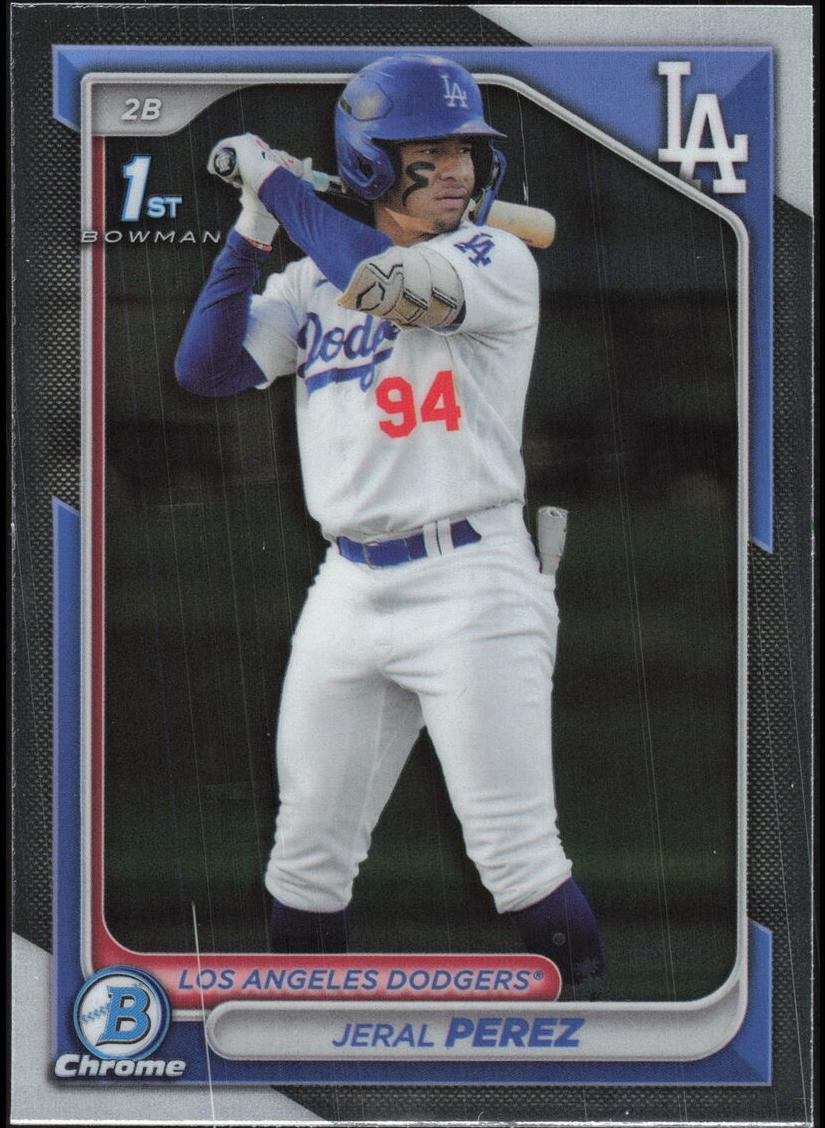 Jeral Perez 2024 Bowman Chrome Prospects card