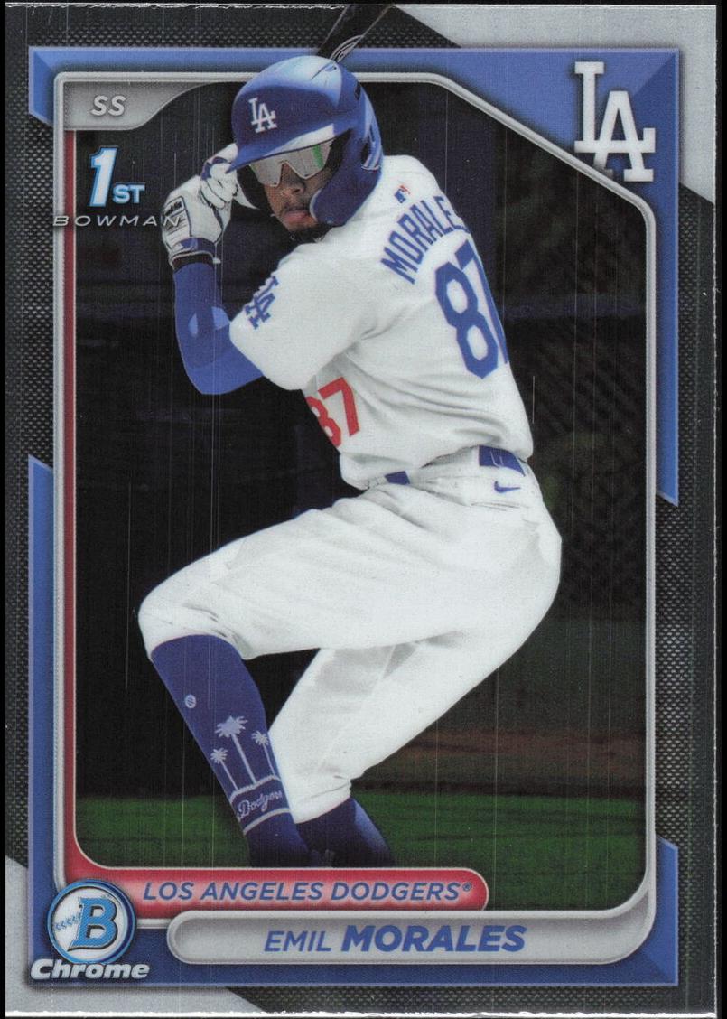 Emil Morales 2024 Bowman Chrome Prospects card