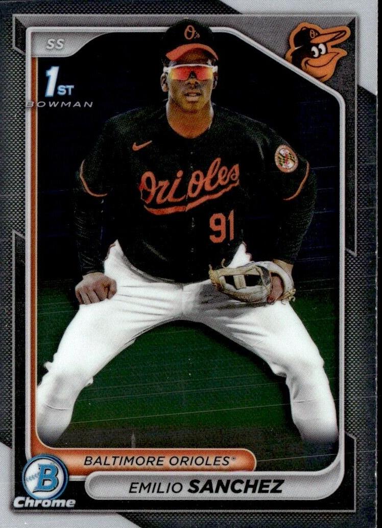Emilio Sanchez 2024 Bowman Chrome Prospects card
