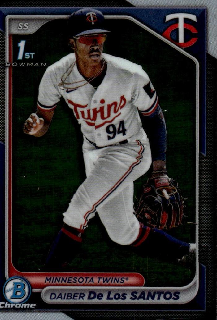 Daiber De Los Santos 2024 Bowman Chrome Prospects card