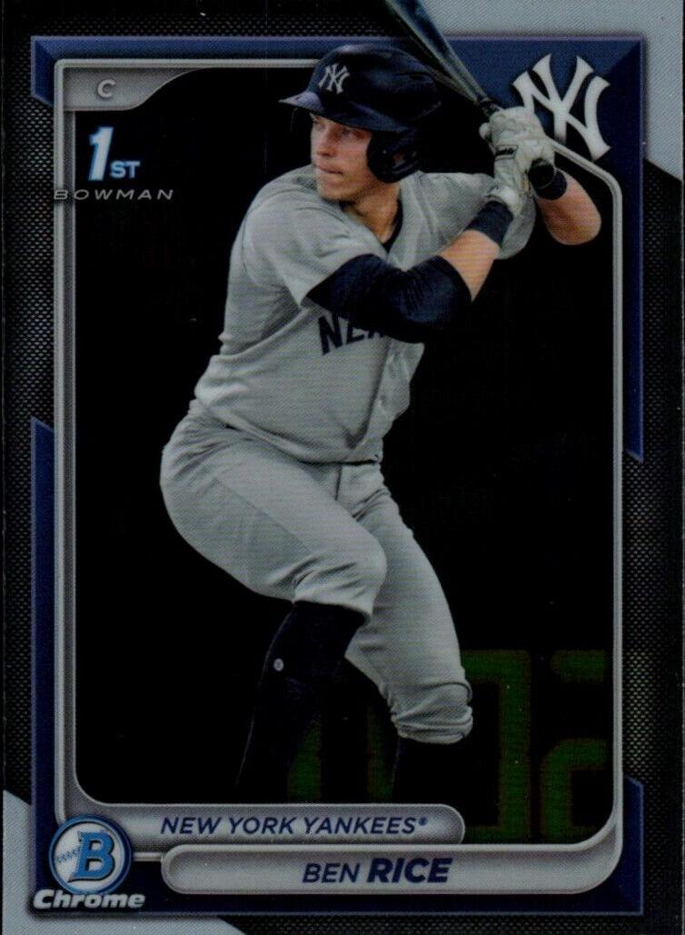 Ben Rice 2024 Bowman Chrome Prospects card