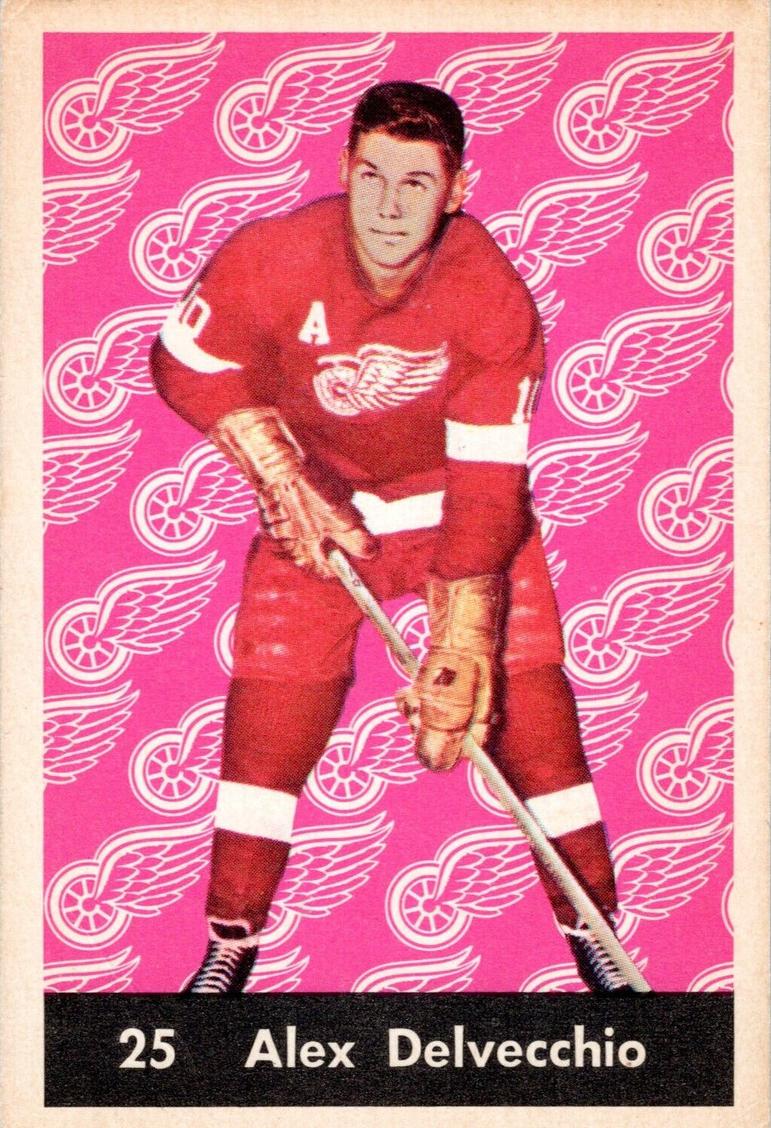 1961 Alex Delvecchio #25