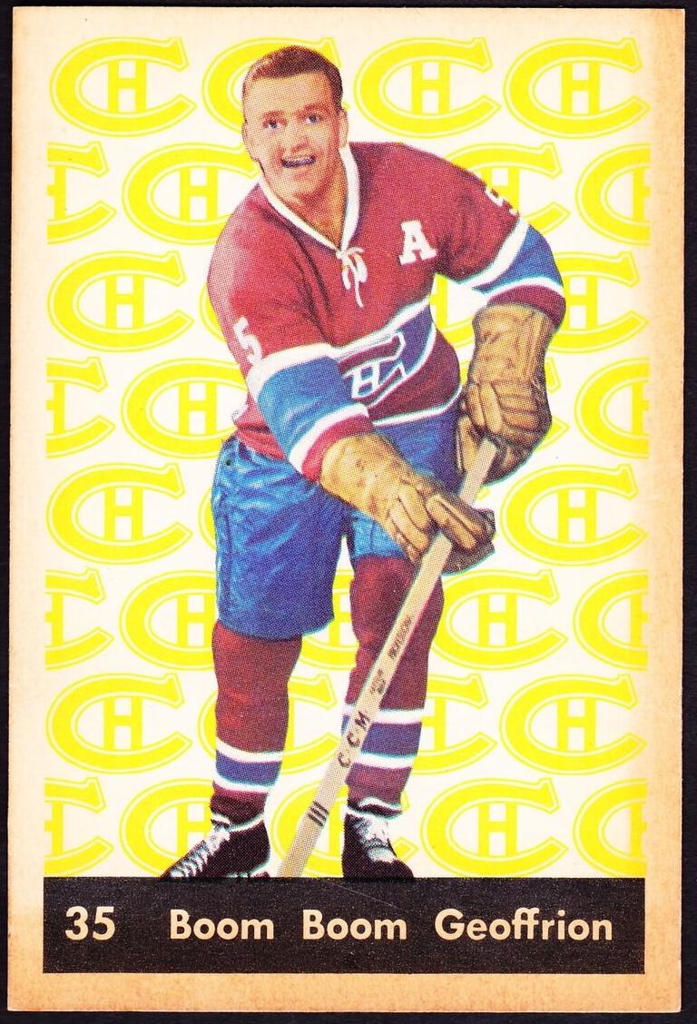 1961 Boom Boom Geoffrion #35