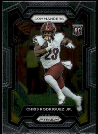 Chris Rodriguez Jr. 2023 Prizm Football card