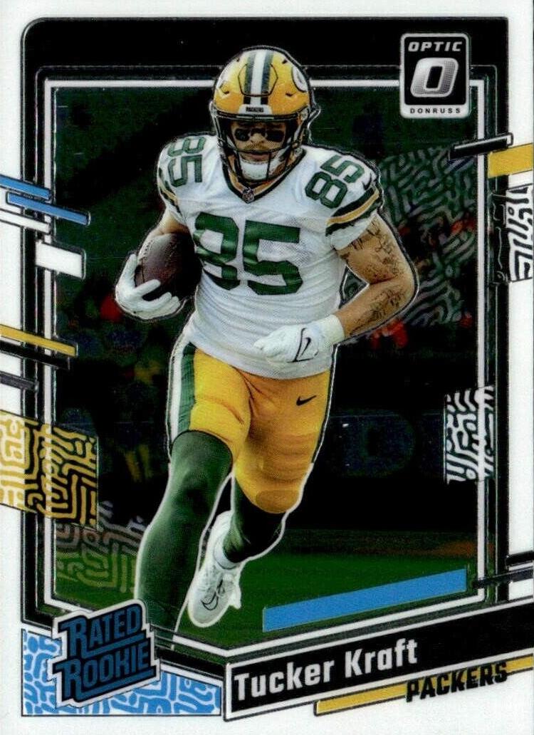 Tucker Kraft 2023 Donruss Optic Football card