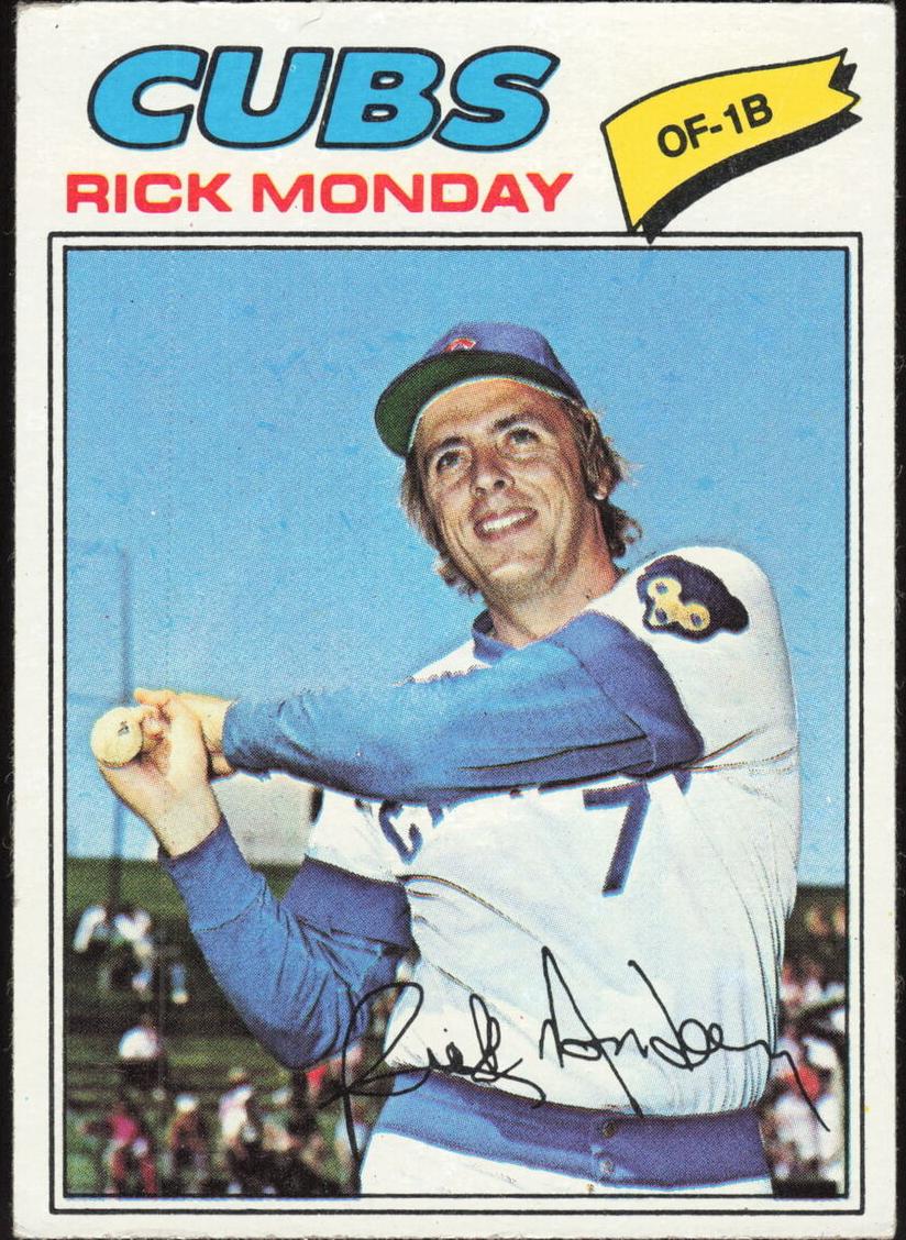 1977 Topps Rick Monday #360 card