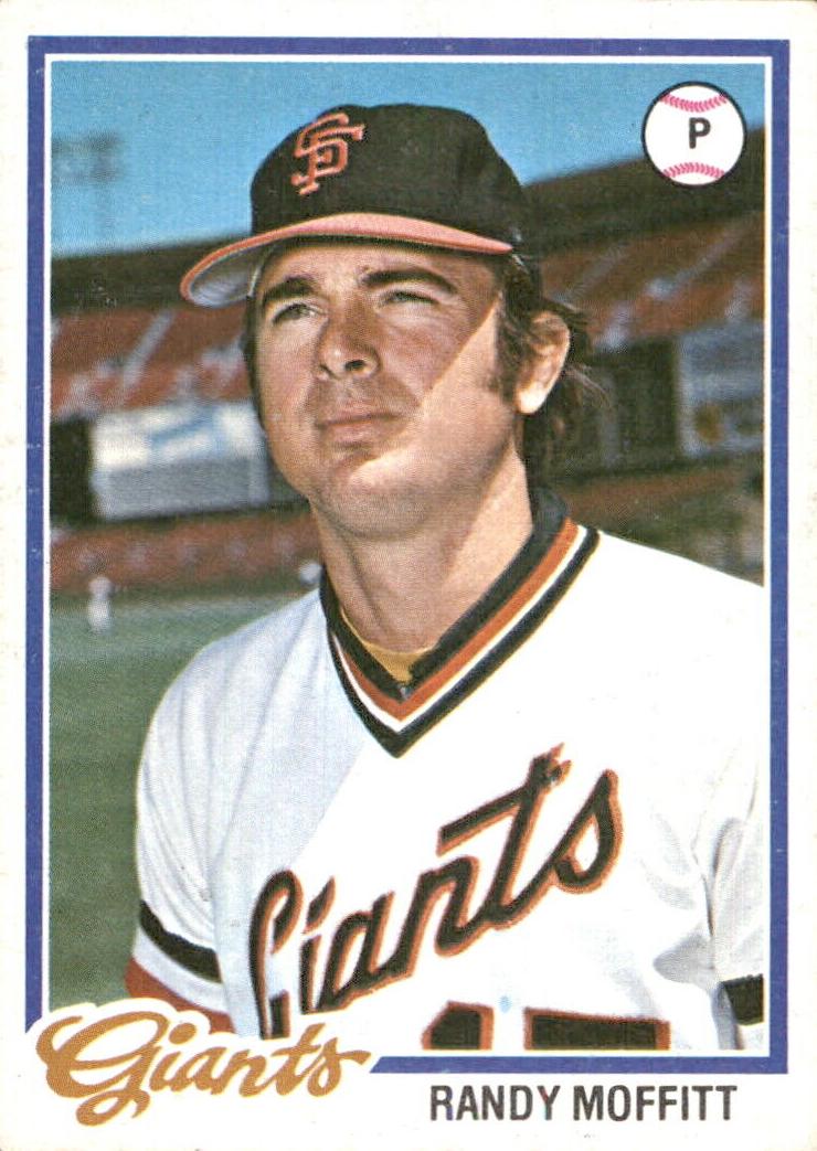 1978 Topps Randy Moffitt #284 card