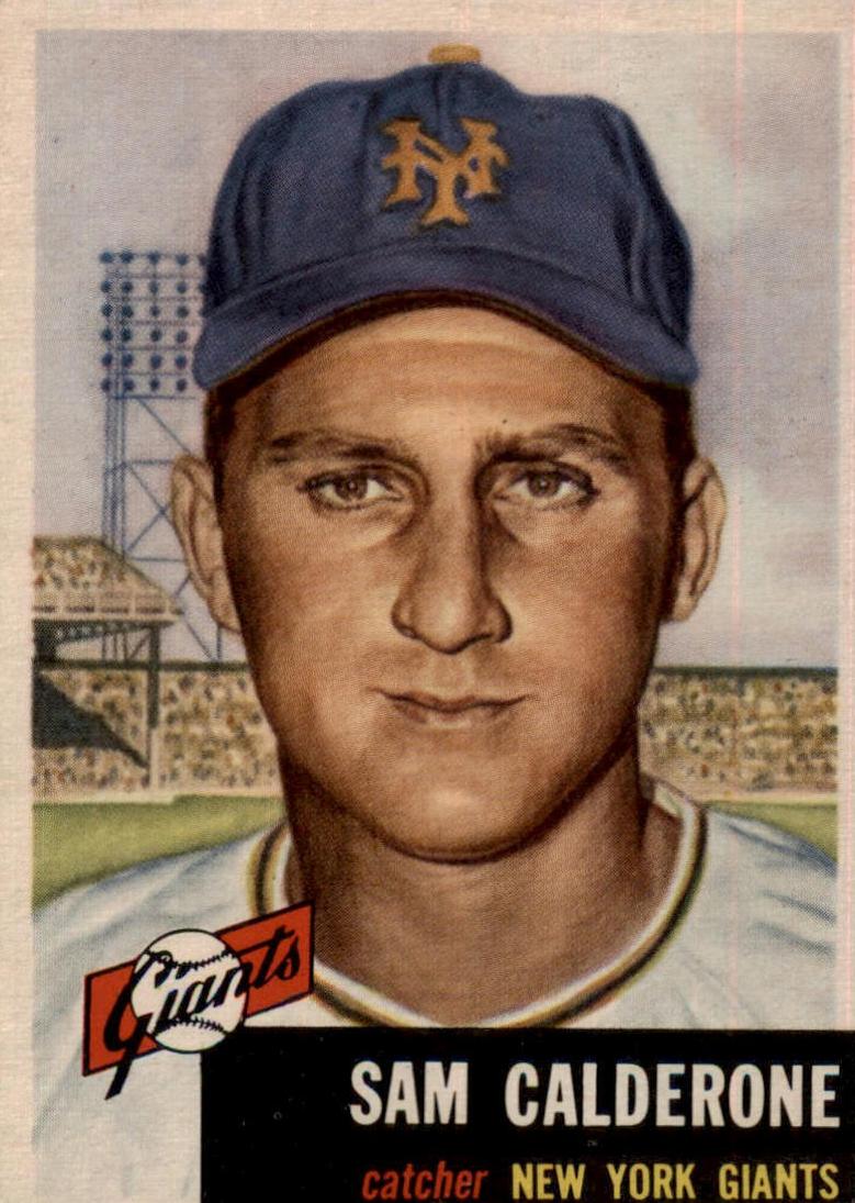 1953 Topps Sam Calderone #260 card