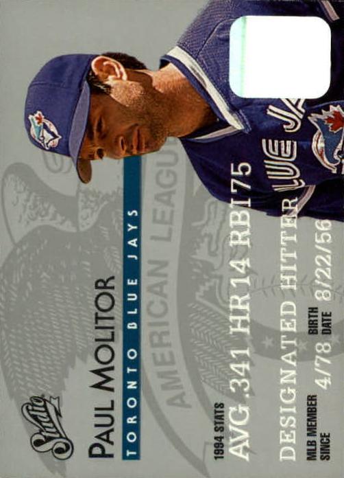 1995 Paul Molitor [Gold] #10