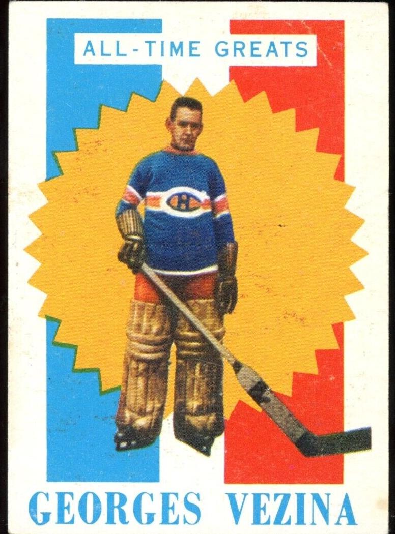 1960 Topps Georges Vezina #19 card