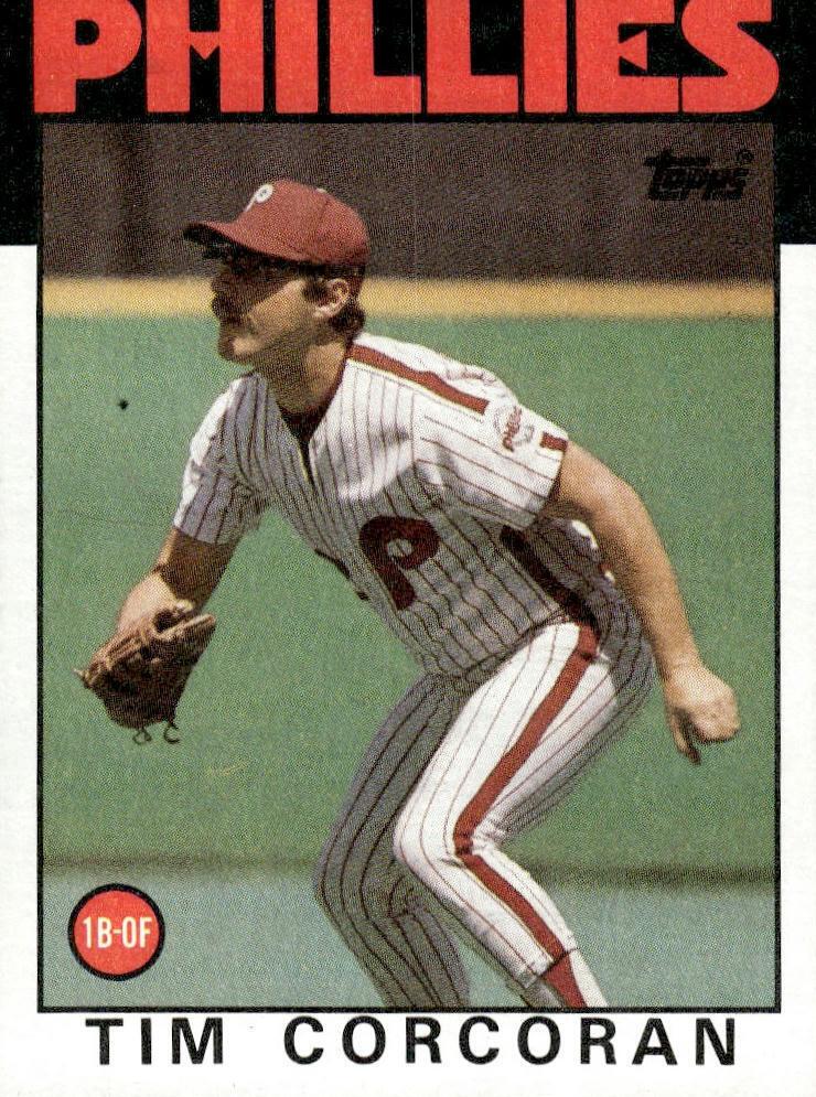1986 Topps Tim Corcoran #664 card