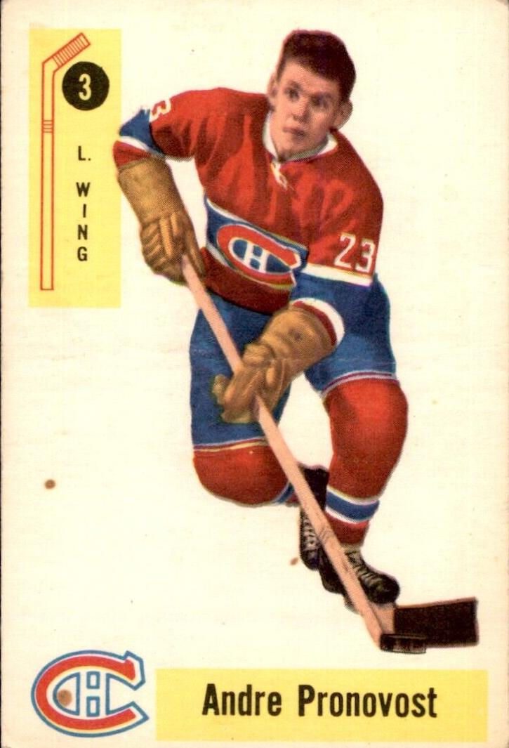 1958 Andre Pronovost #3
