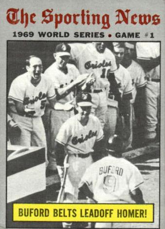 1970 Topps World Series Game 1 #305 card