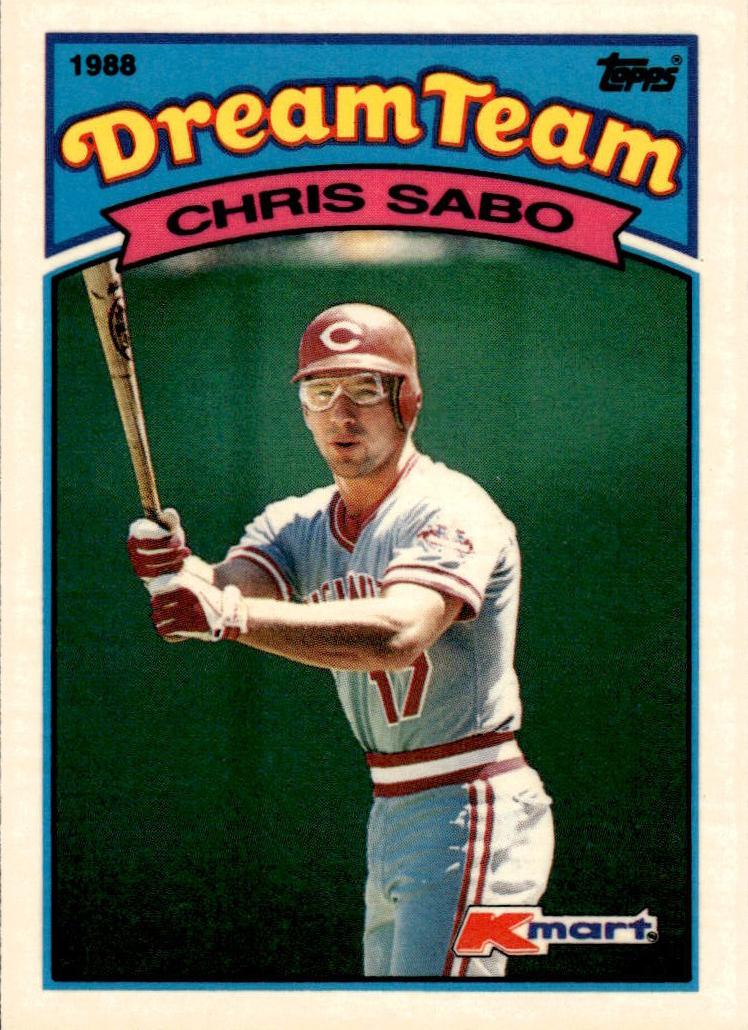 Chris Sabo 1989 Topps Kmart Dream Team Baseball