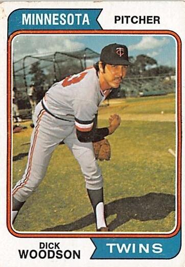 1974 Topps Dick Woodson #143 card