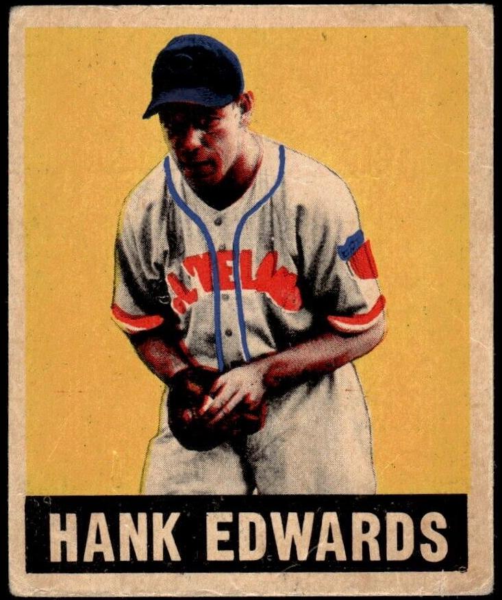 1948 Leaf Hank Edwards #72 card