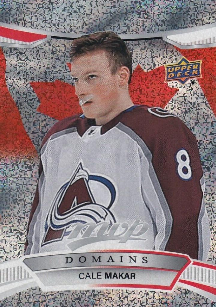 2022 Upper Deck MVP Cale Makar #NA-6 card