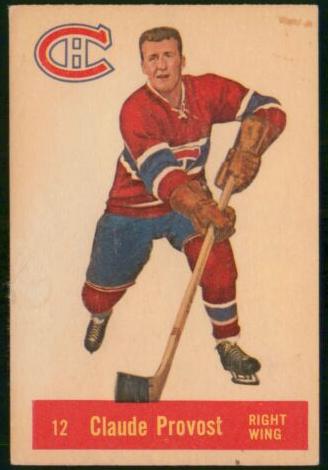 1957 Claude Provost #12