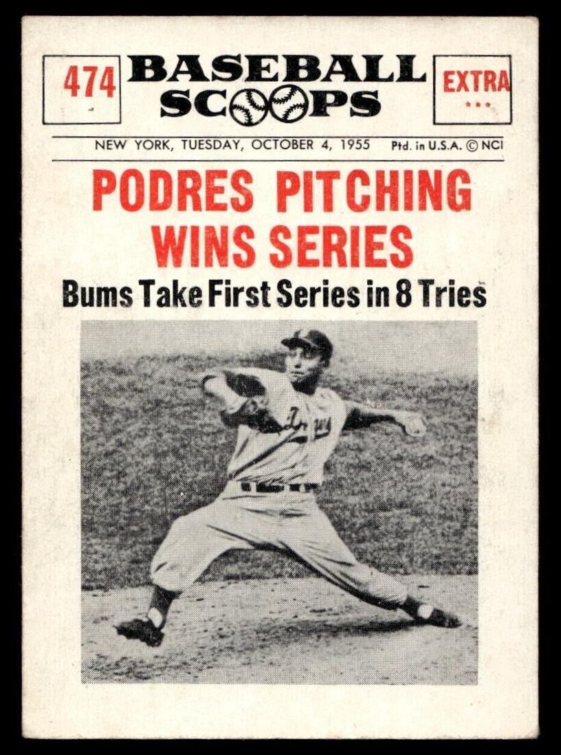 1961 Johnny Podres #474