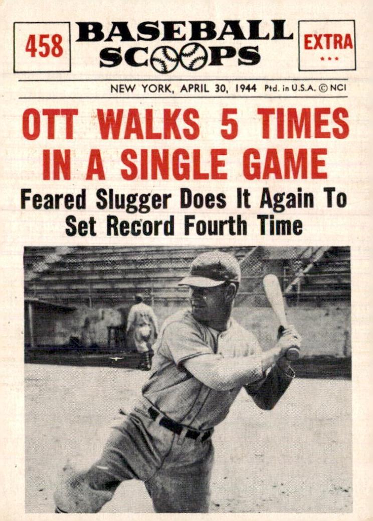 1961 Mel Ott #458