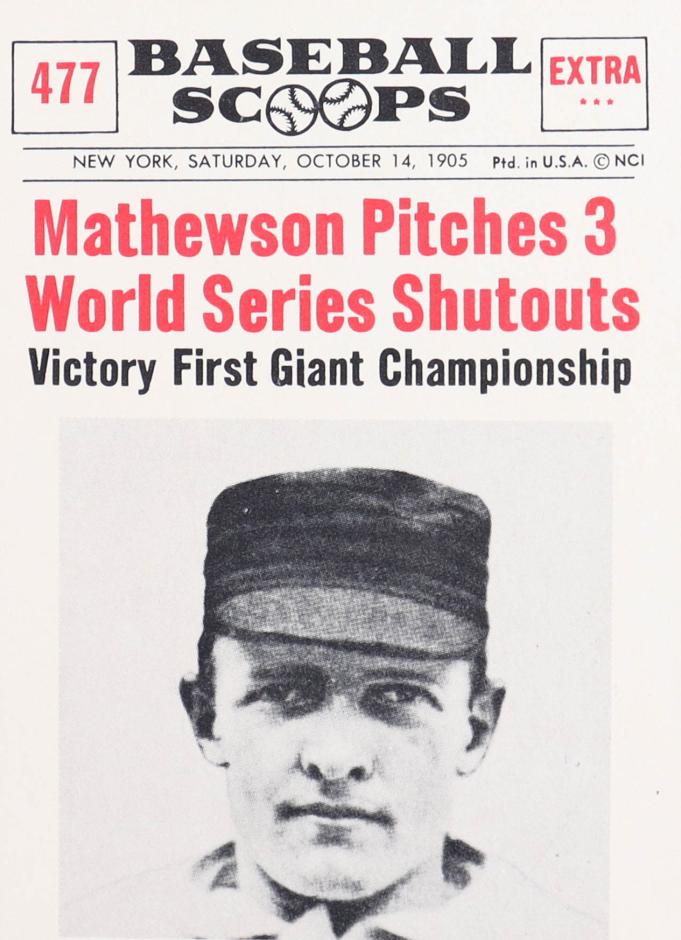1961 Christy Mathewson #477