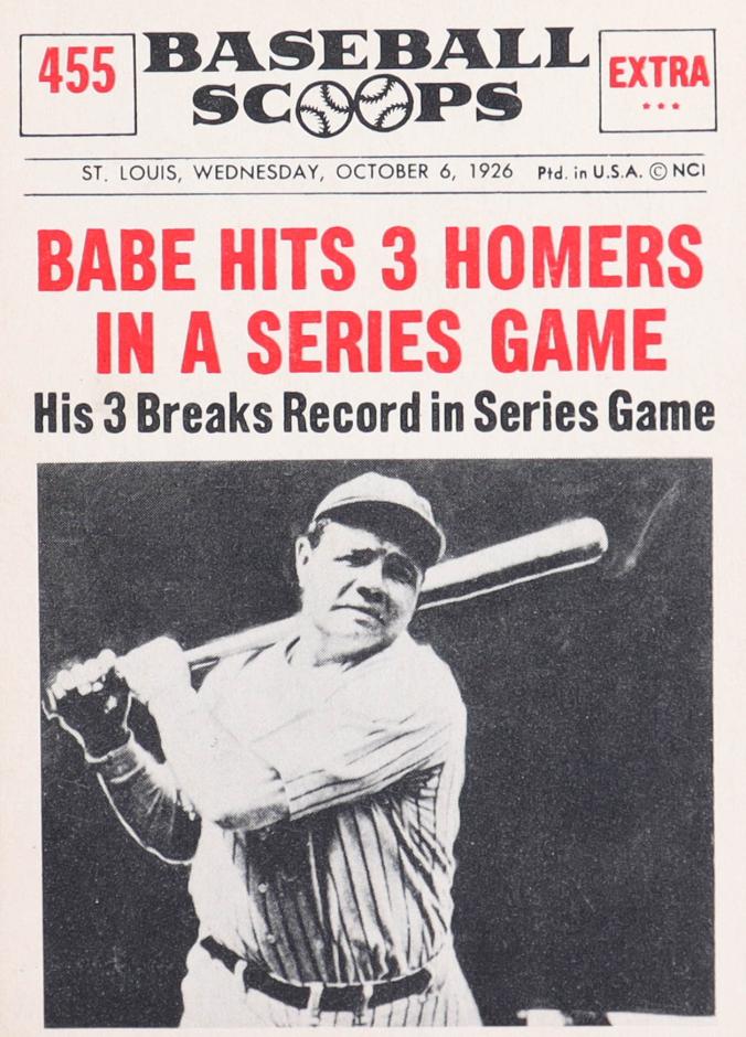 1961 Babe Ruth #455