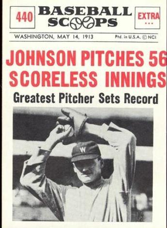 1961 Walter Johnson #440