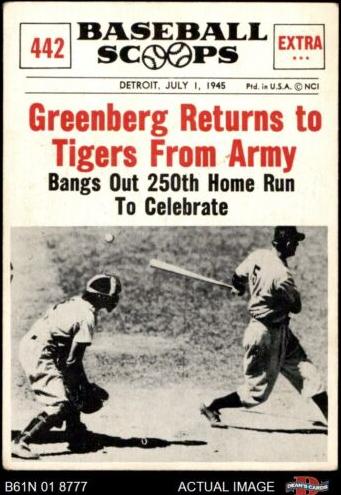 1961 Hank Greenberg #442