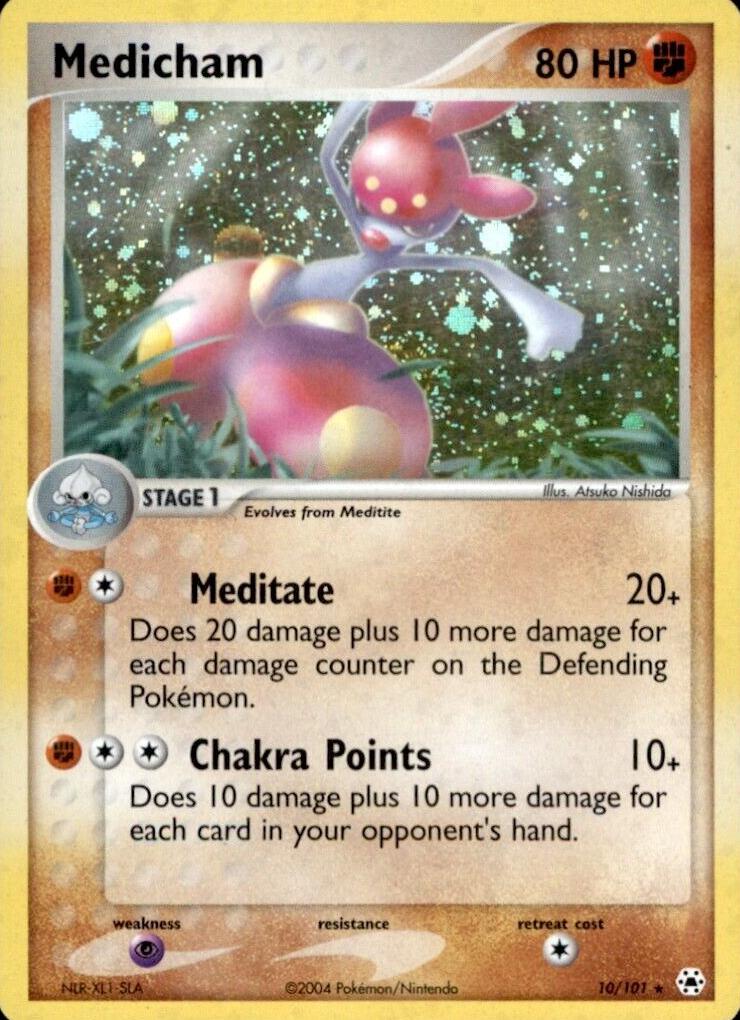 Medicham Holo 2004 Pokemon EX Hidden Legends