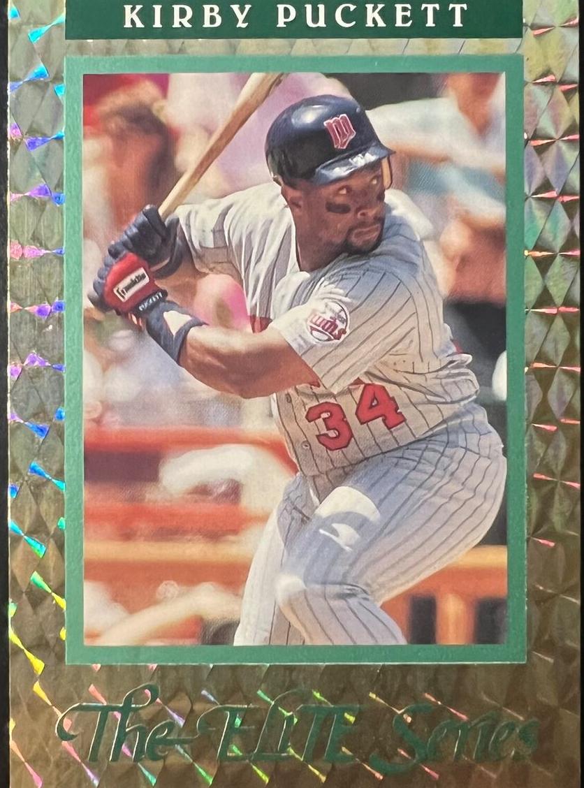 1992 Panini Donruss Elite Kirby Puckett #17 card