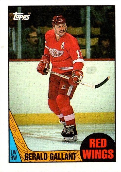 1987 Topps Gerard Gallant #67 card