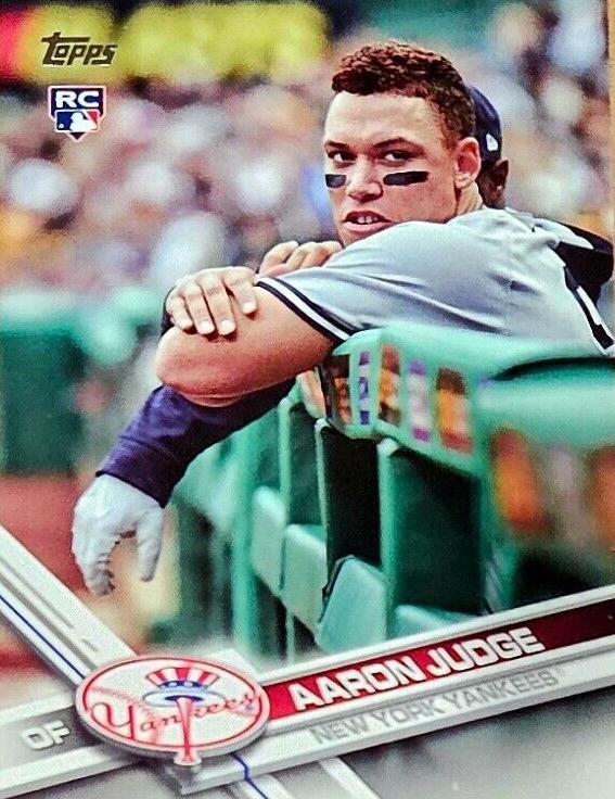 2017 Topps sp #287 Aaron Judge front