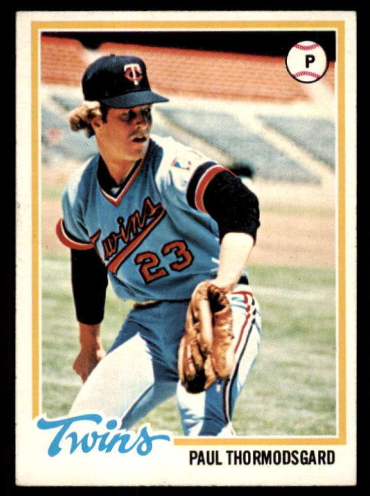 1978 Topps Paul Thormodsgard #162 card