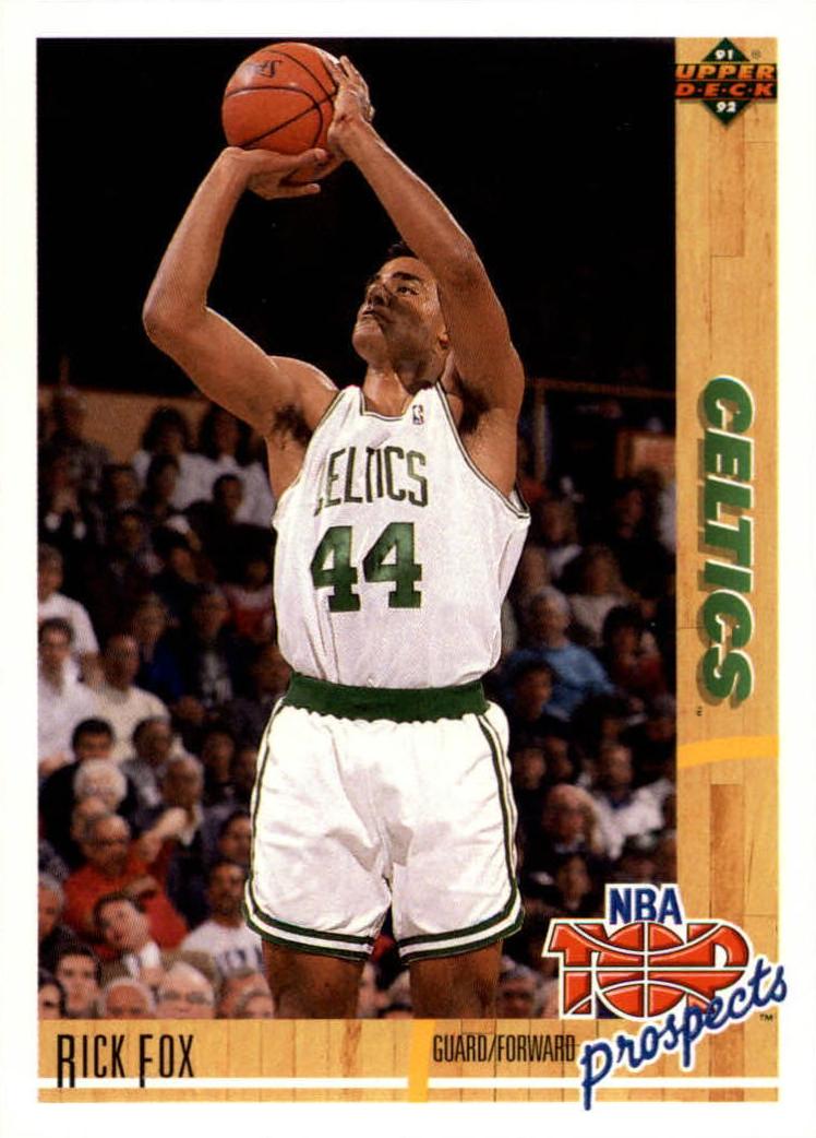1991 Upper Deck Rick Fox #443 card