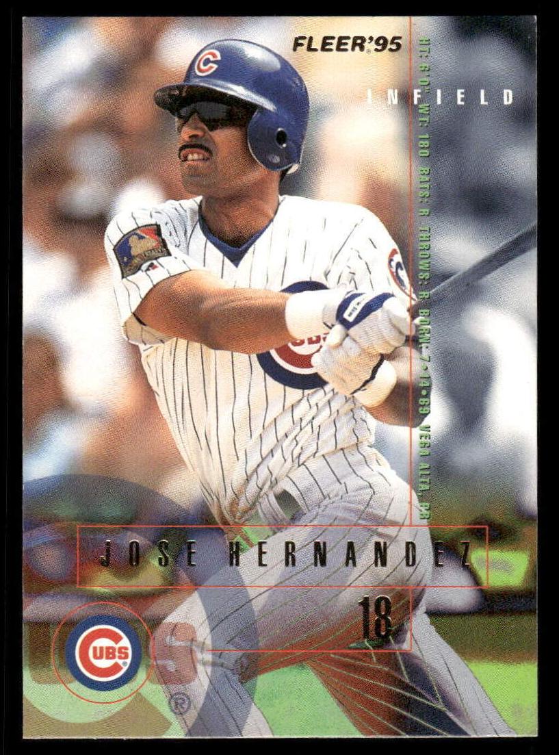 1995 Fleer Jose Hernandez #416 card