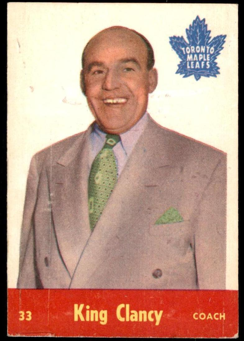 1955 King Clancy #33
