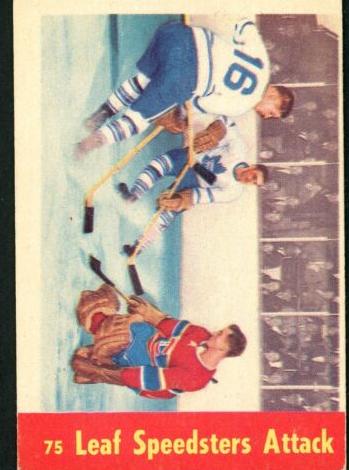 1955 Leaf Speedsters Attack #75