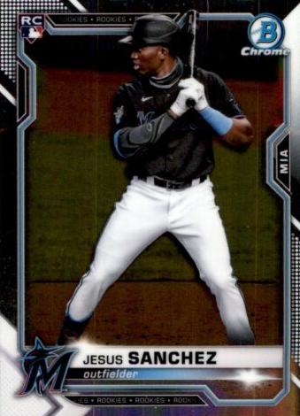 2021 Bowman Chrome Jesus Sanchez #35 card