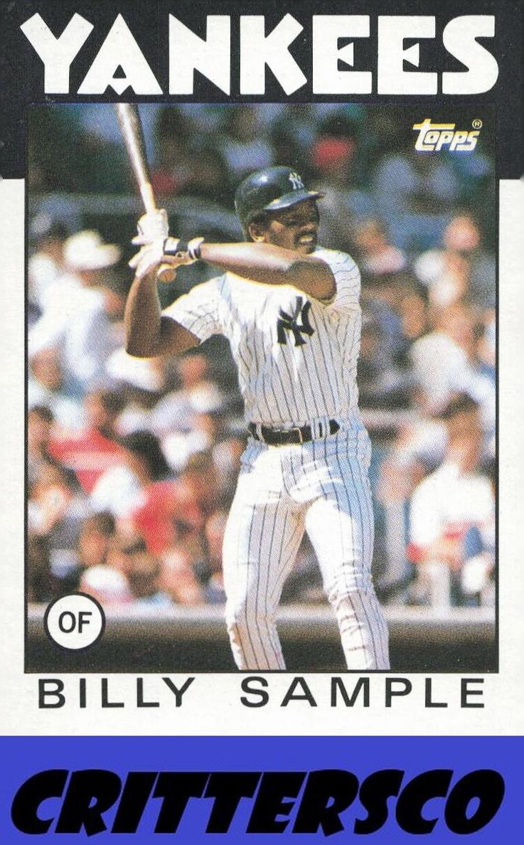 1986 Billy Sample #533