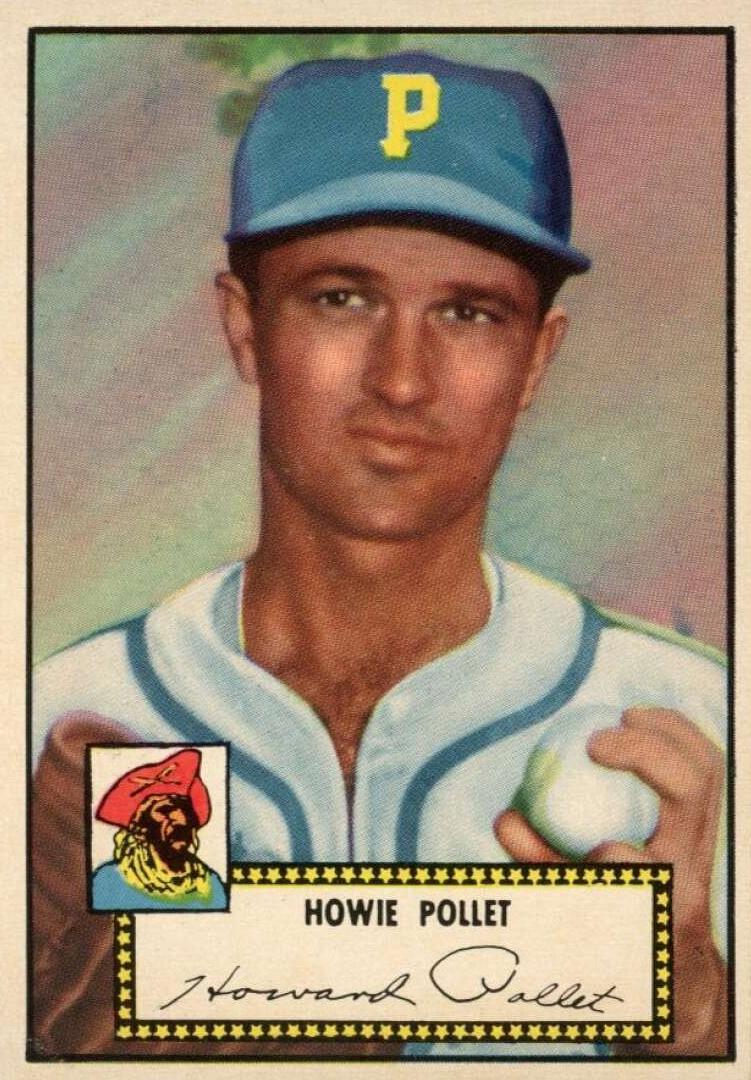 1952 Topps Howie Pollet #63 card