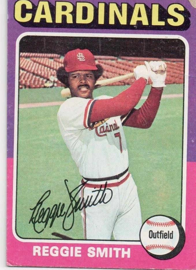 1975 Topps Reggie Smith #490 card