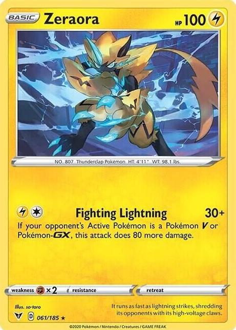 Zeraora Holo 2020 Pokemon Vivid Voltage