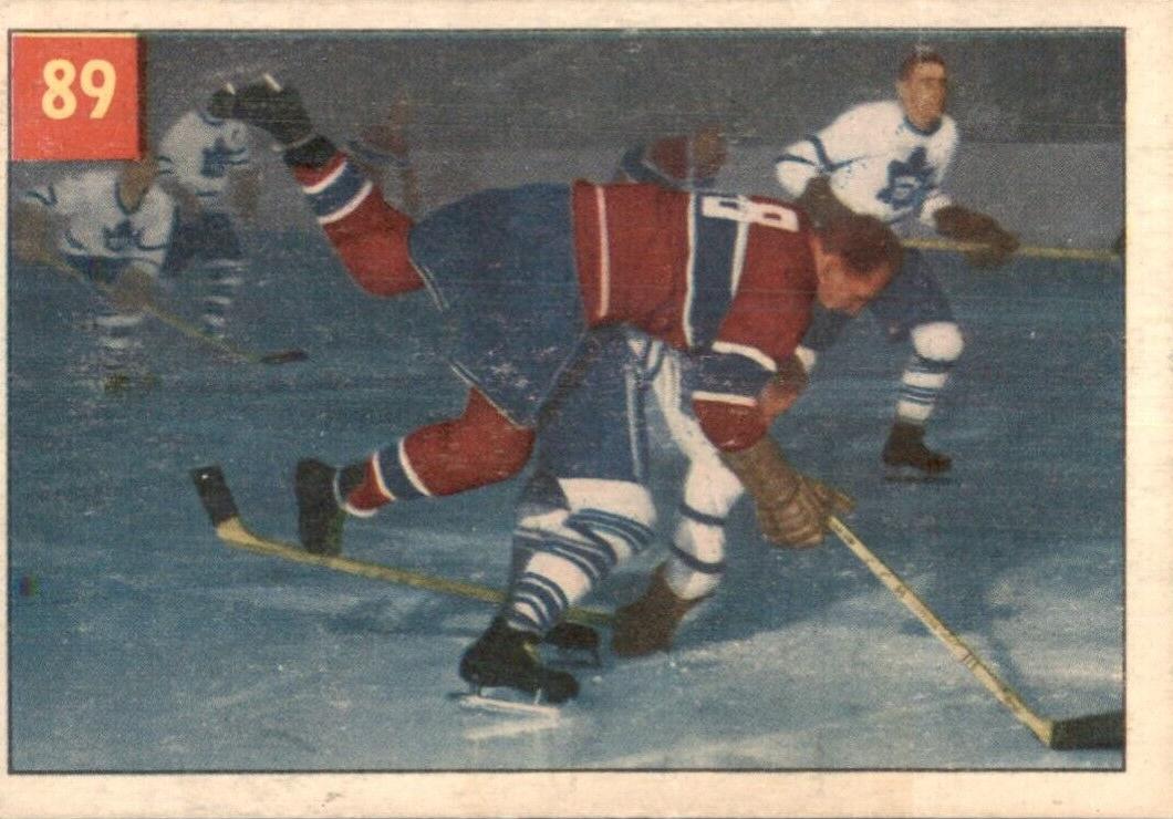 1954 Busher Curry Goes Up-and-Over #89