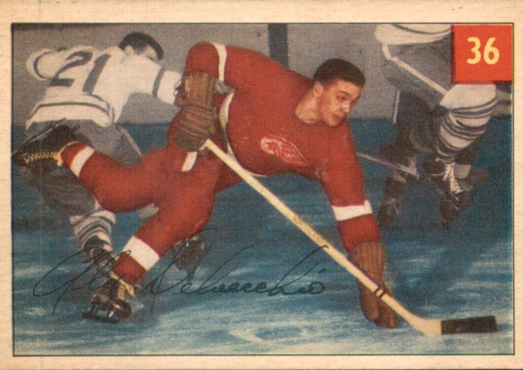 1954 Alex Delvecchio #36